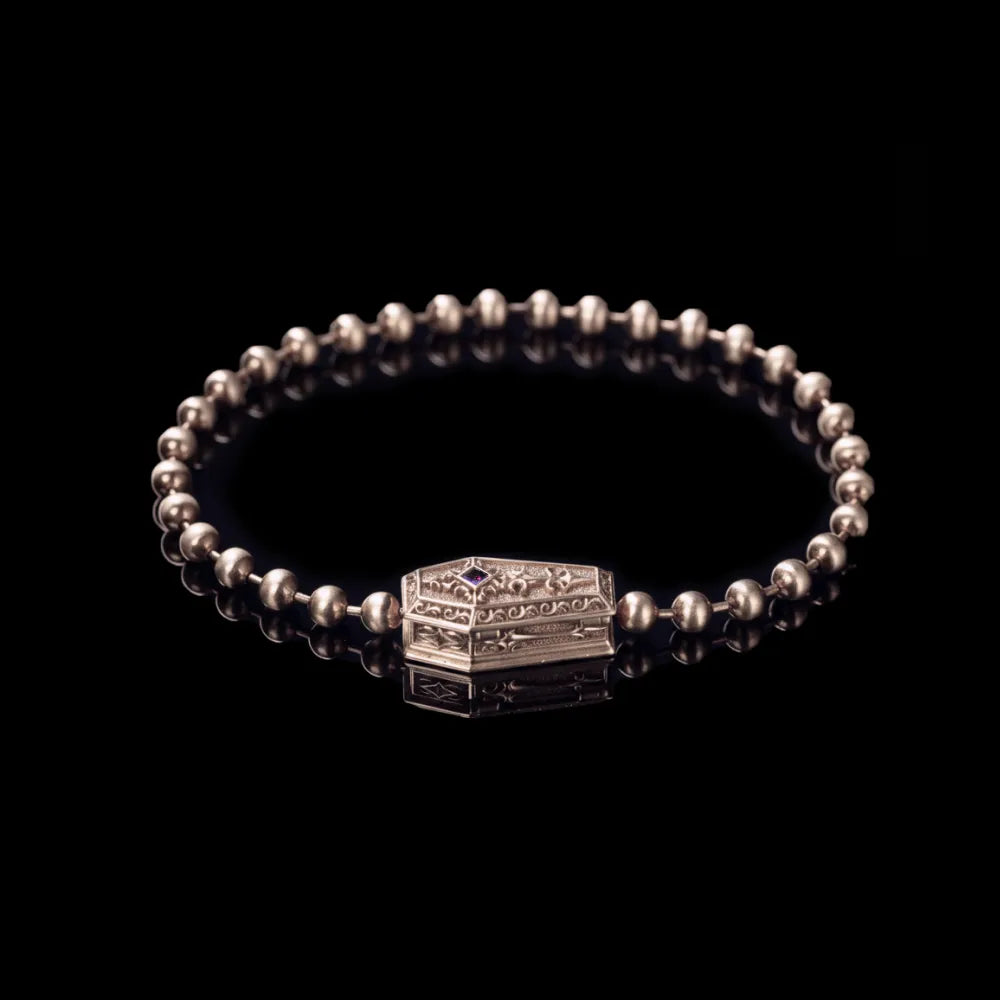 Vampire Coffin Ball Chain Bracelet