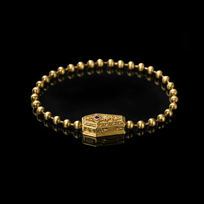 Vampire Coffin Ball Chain Bracelet