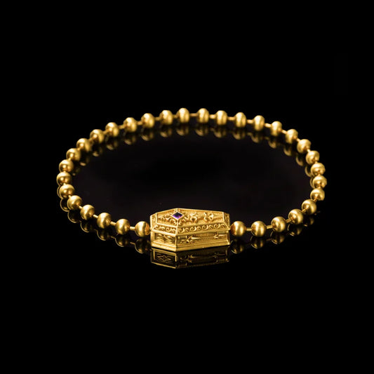 Vampire Coffin Ball Chain Bracelet