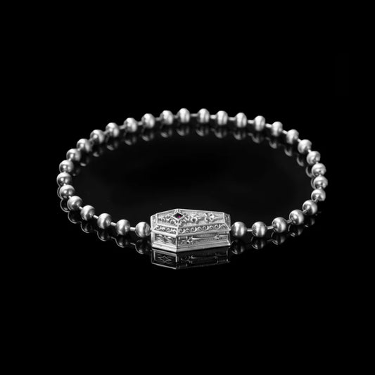 Vampire Coffin Ball Chain Bracelet