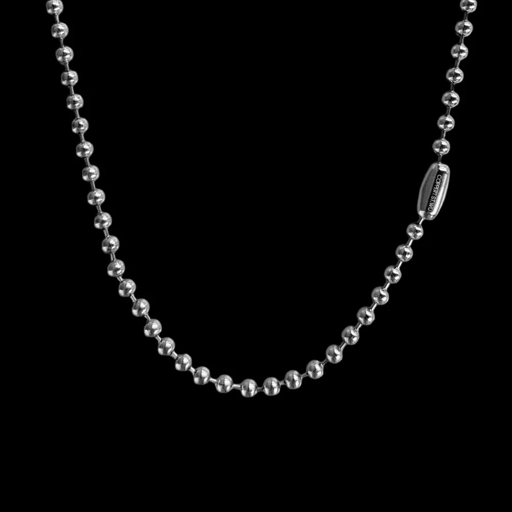 Titanium Steel Ball Chain - 4mm