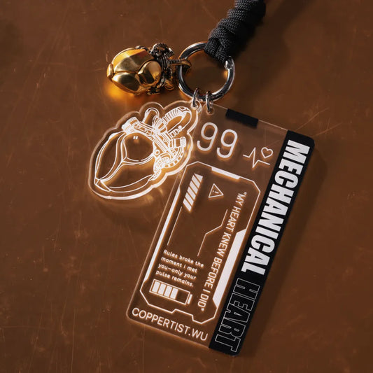 Acryli Heart Keychain