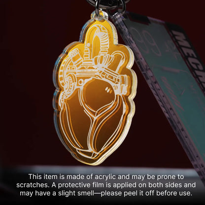 Acryli Heart Keychain