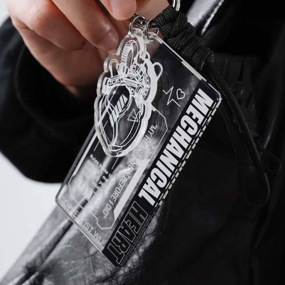 Acryli Heart Keychain