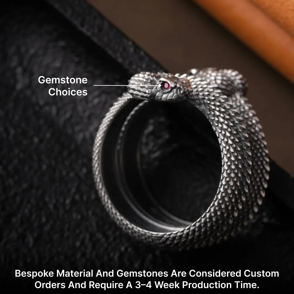 Amphisbaena Triple layer Ring