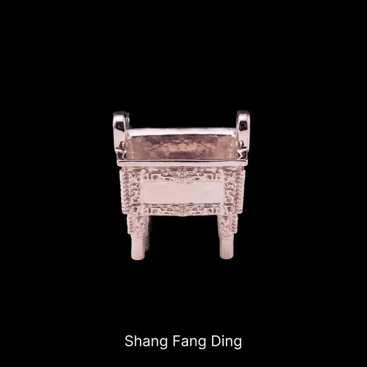 Ancient Chinese Ding 14K Rose Gold Shang Fang Ding