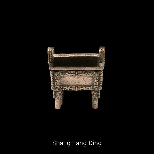 Ancient Chinese Ding Brass Shang Fang Ding