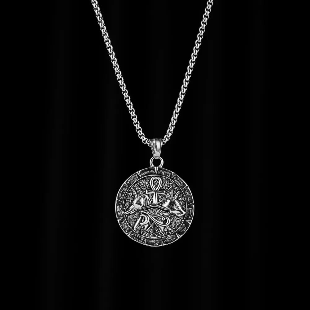 Anubis Ankh Pendant Details 01