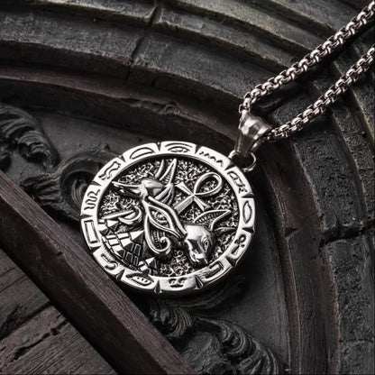 Anubis Ankh Pendant Details 03