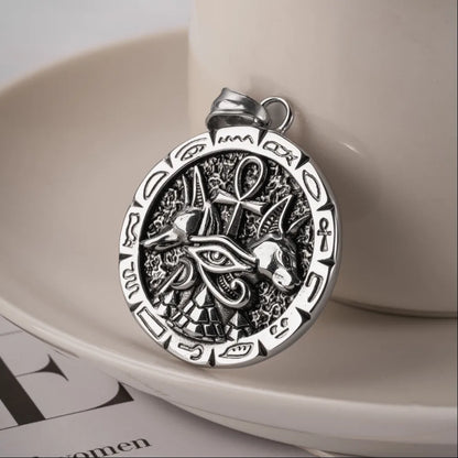 Anubis Ankh Pendant Details 04