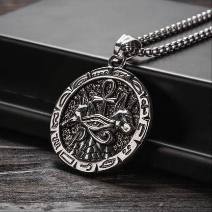 Anubis Ankh Pendant Details 07