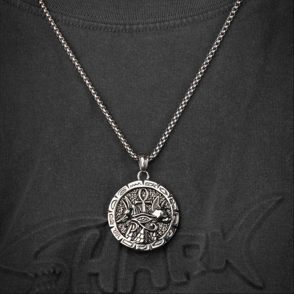 Anubis Ankh Pendant Details 08