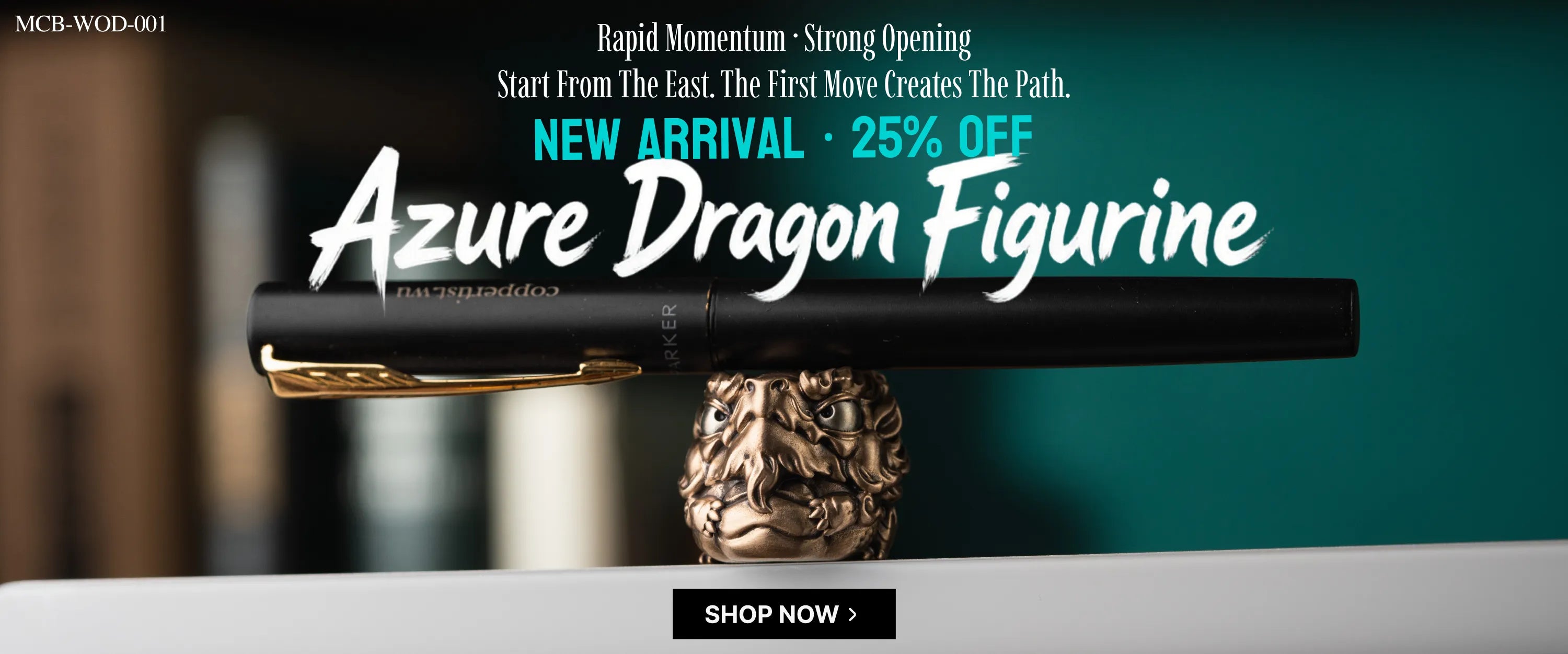 Azure Dragon Figurine