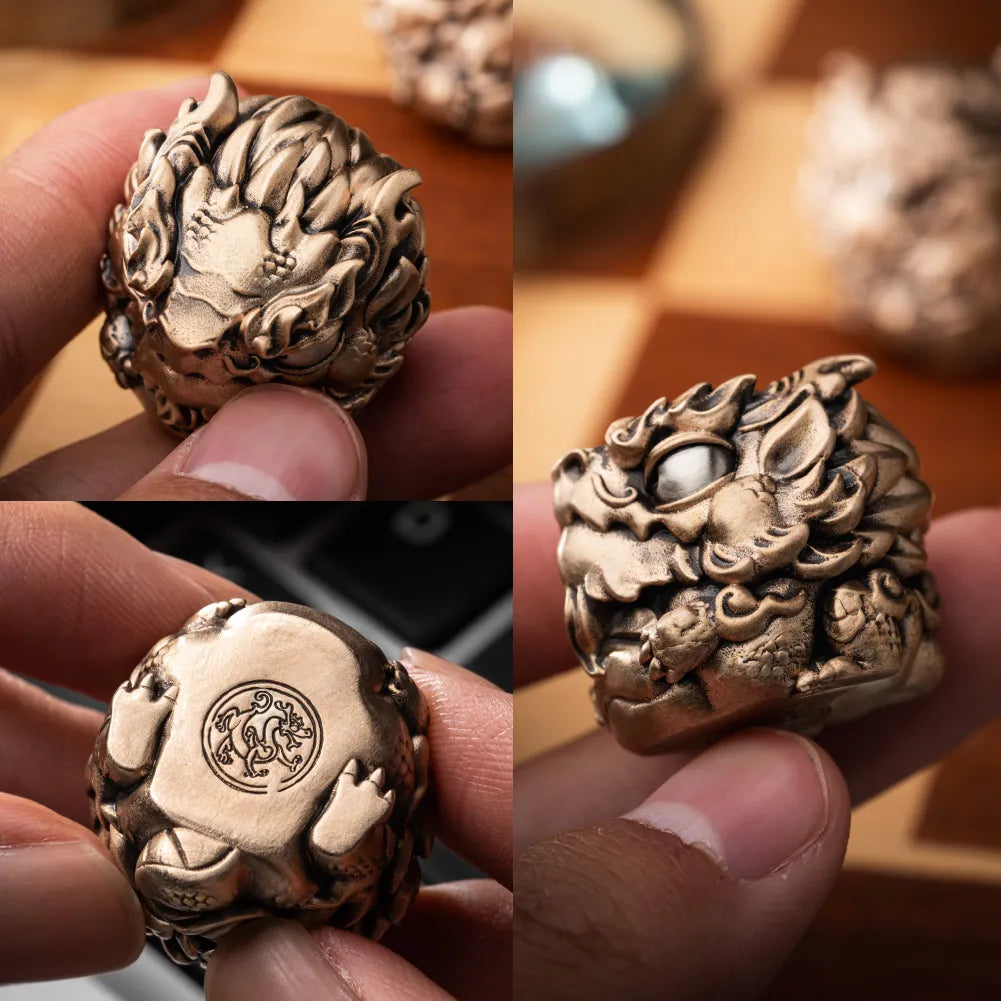 Azure Dragon Figurine Details 04