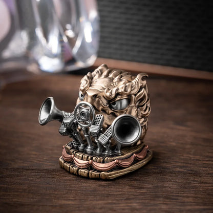 Azure Dragon Figurine Details 09