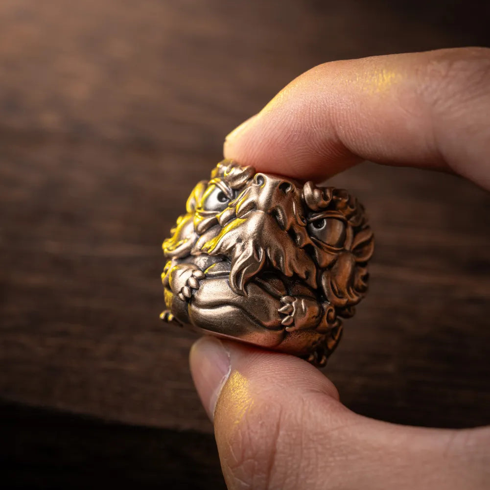 Azure Dragon Figurine Details 12