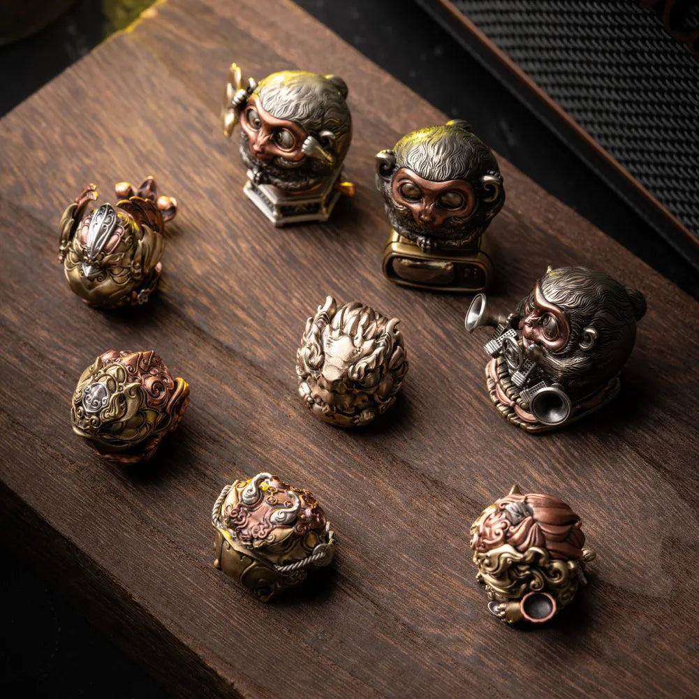 Azure Dragon Figurine Details 13