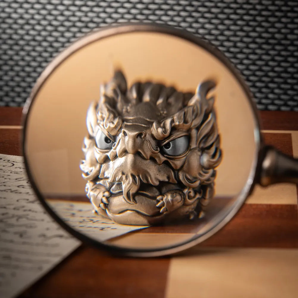 Azure Dragon Figurine Details 14