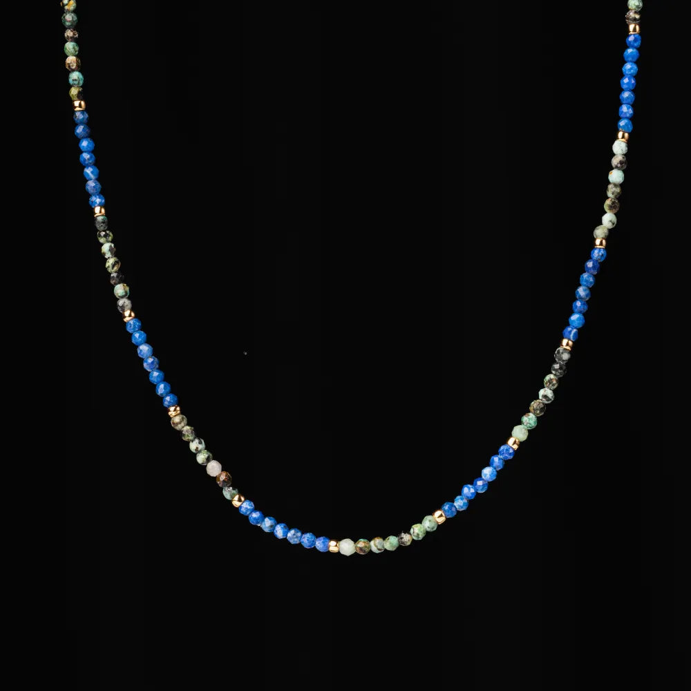 Azure and Sage Harmony Necklace Details 01