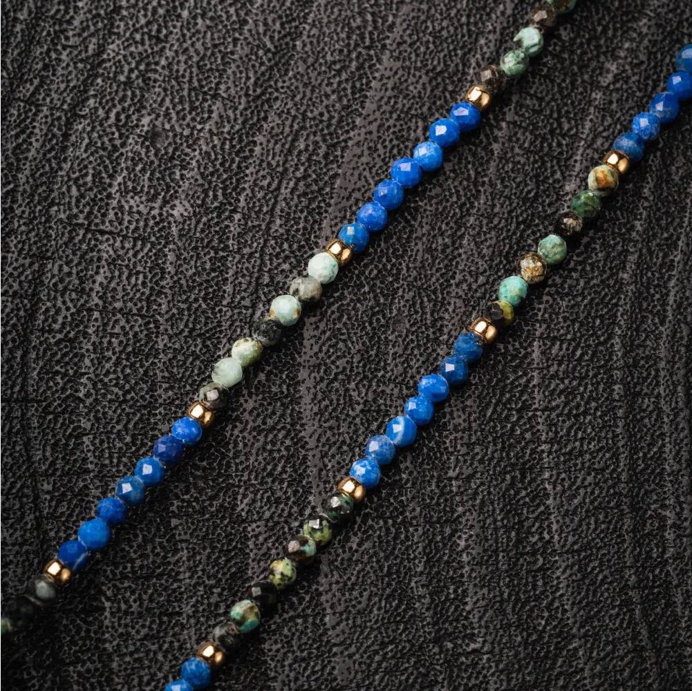 Azure and Sage Harmony Necklace Details 03