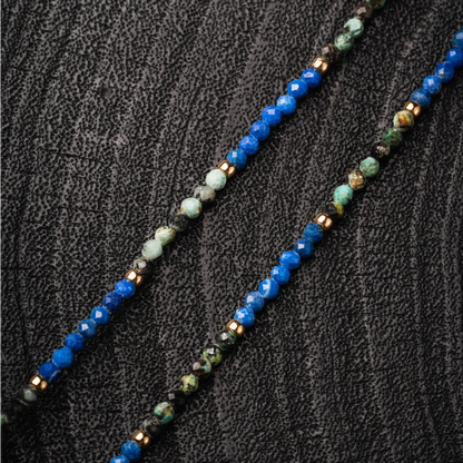 Azure and Sage Harmony Necklace Details 03