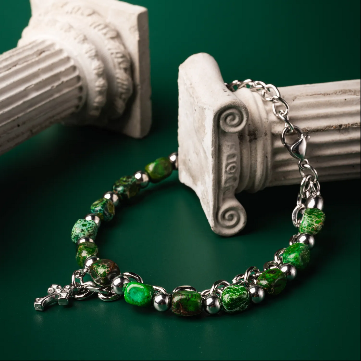 Bamboo Agate Bracelet Details 03 2