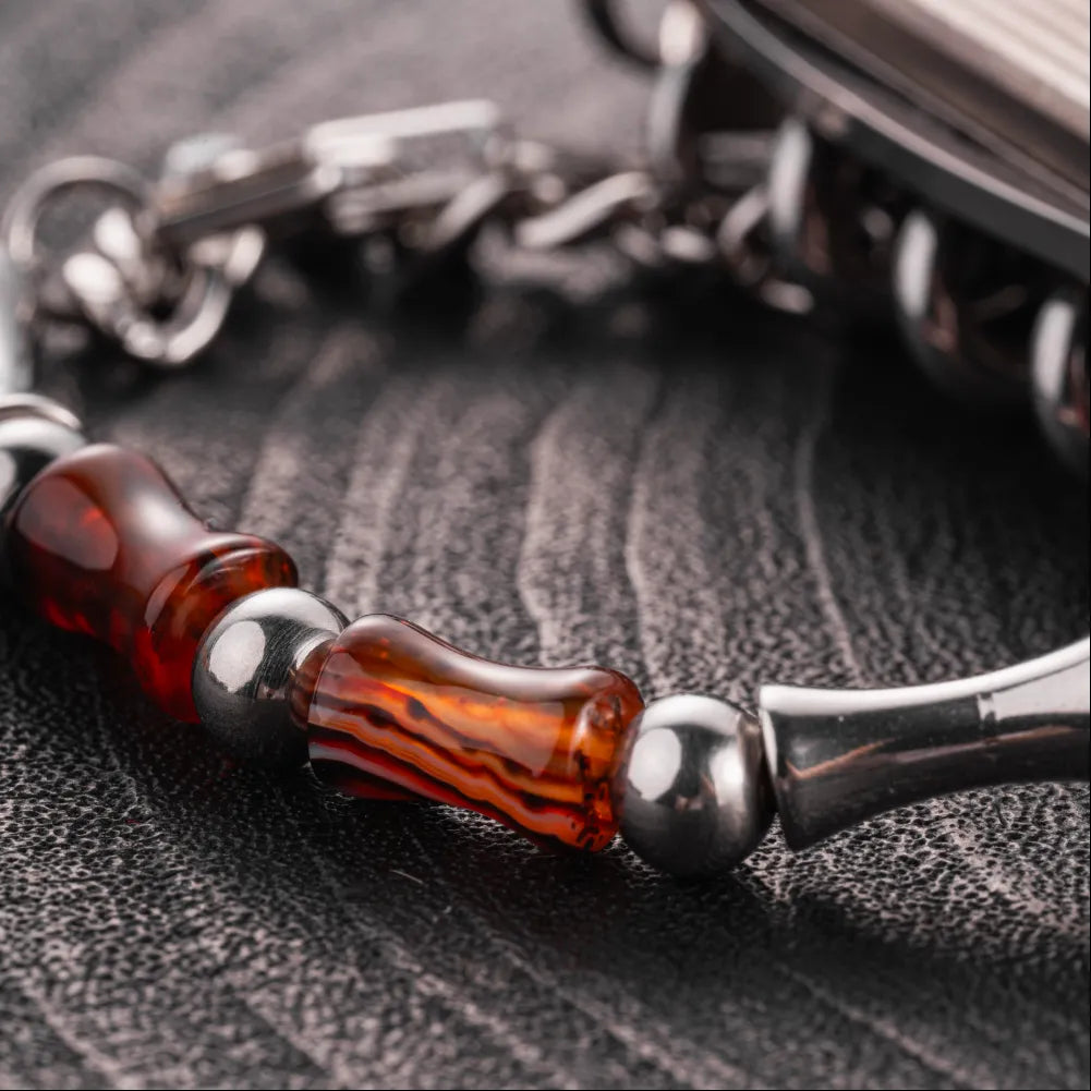 Bamboo Agate Bracelet Details 04