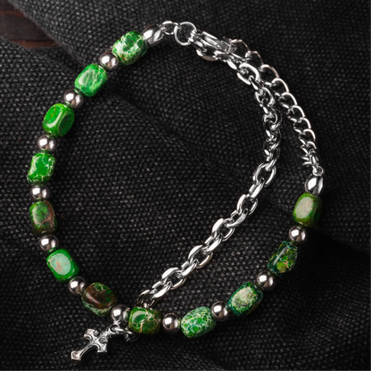 Bamboo Agate Bracelet Details 05 2