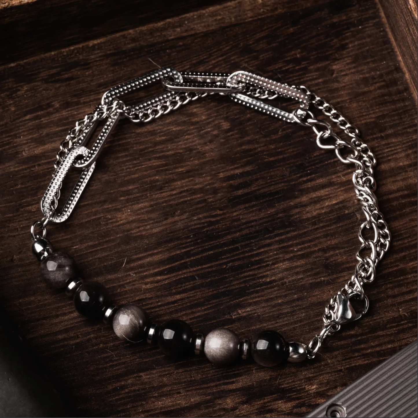 Bamboo Agate Bracelet Details 05 4