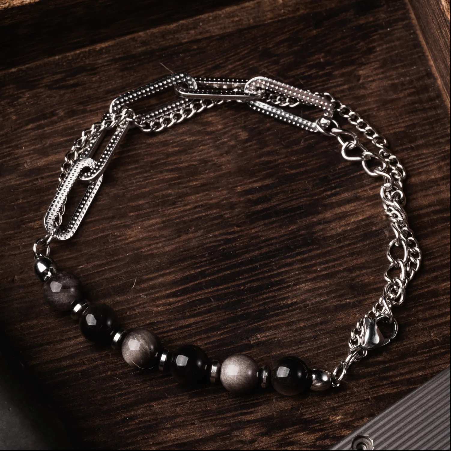 Bamboo Agate Bracelet Details 05 4