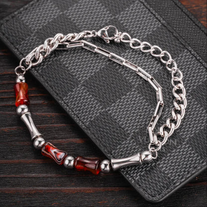 Bamboo Agate Bracelet Details 05