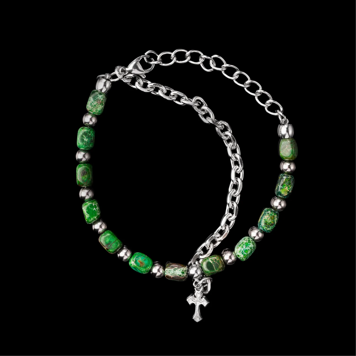 Bamboo Agate Bracelet Details 07