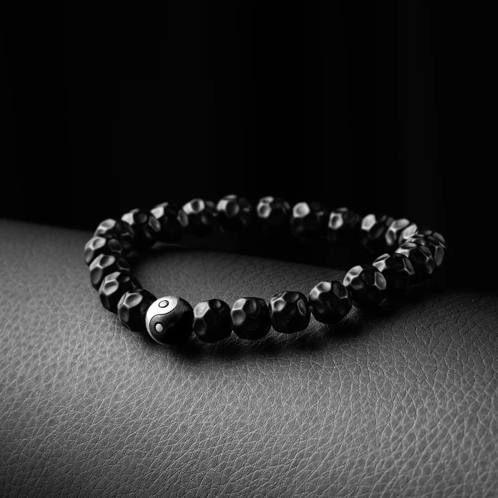 Black Copper Taiji Bead Details 04