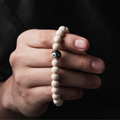 Black Copper Taiji Bead Details 07