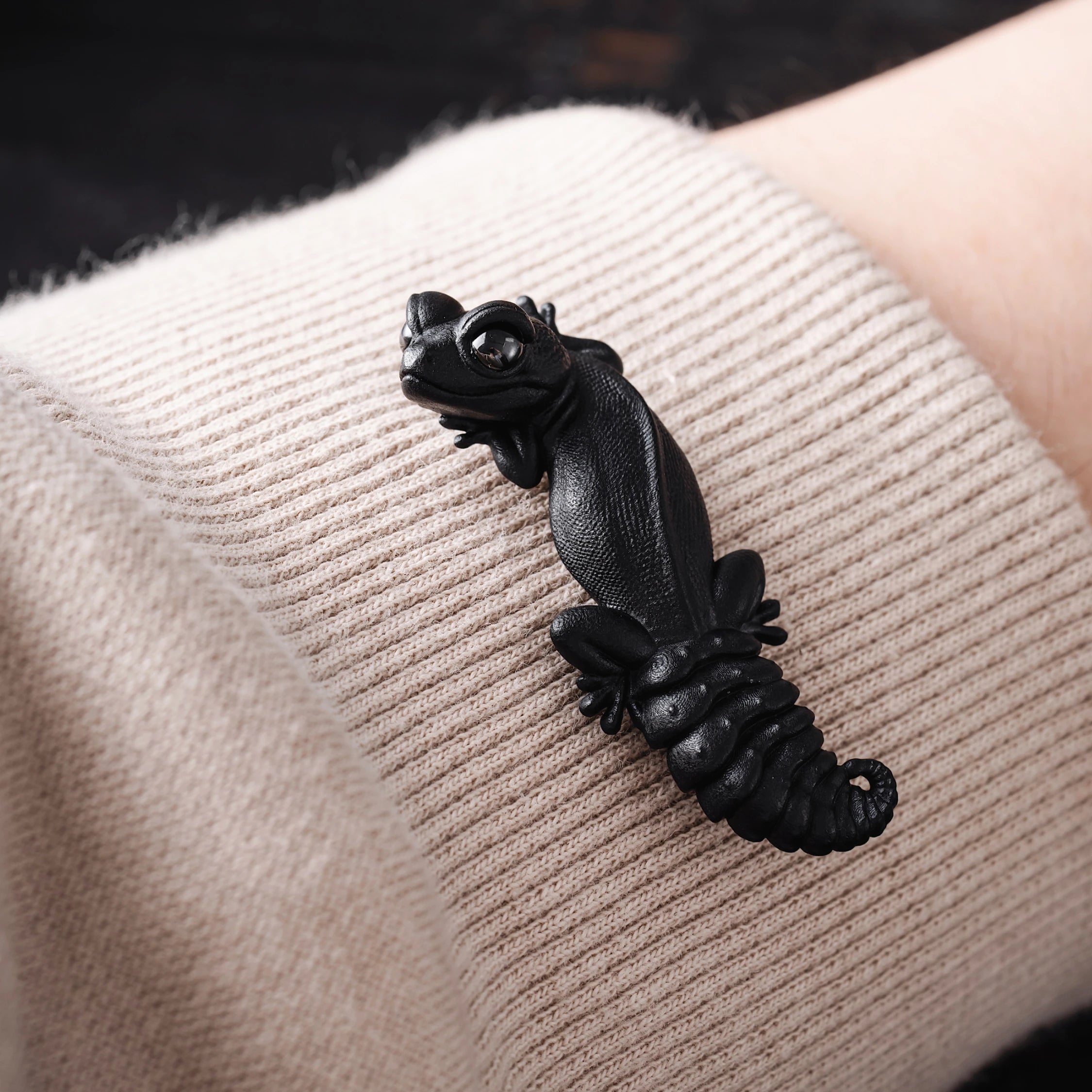 Leather Bracelet With Silver Gecko Lizard Iguana Slider Bead - Etsy