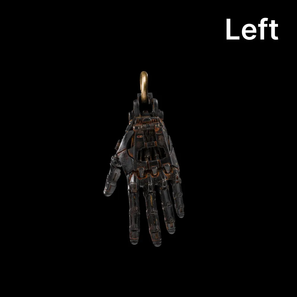 Steampunk Mechanical Hand Pendant - Movable Metal Fingers – COPPERTIST.WU