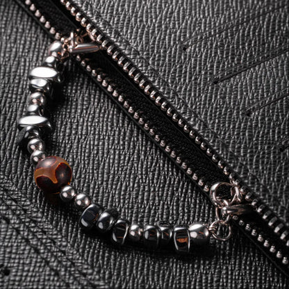 Black Onyx Titanium Steel Bracelet Details 03