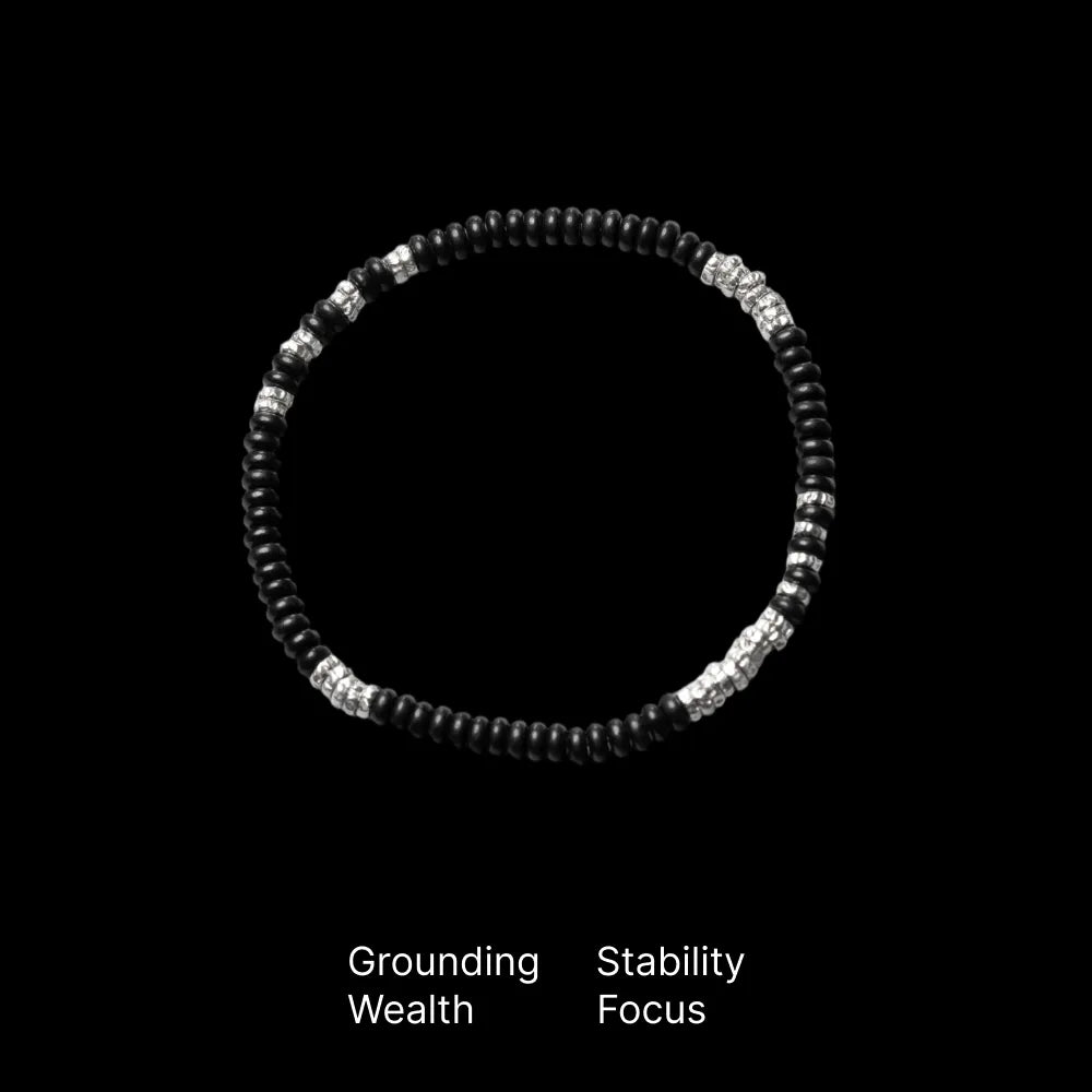 Black Stone Wealth Bracelet