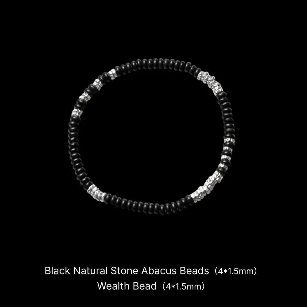 Black Stone Wealth Bracelet