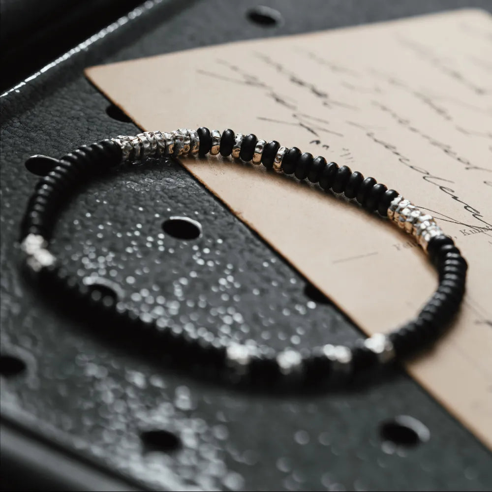 Black Stone Wealth Bracelet