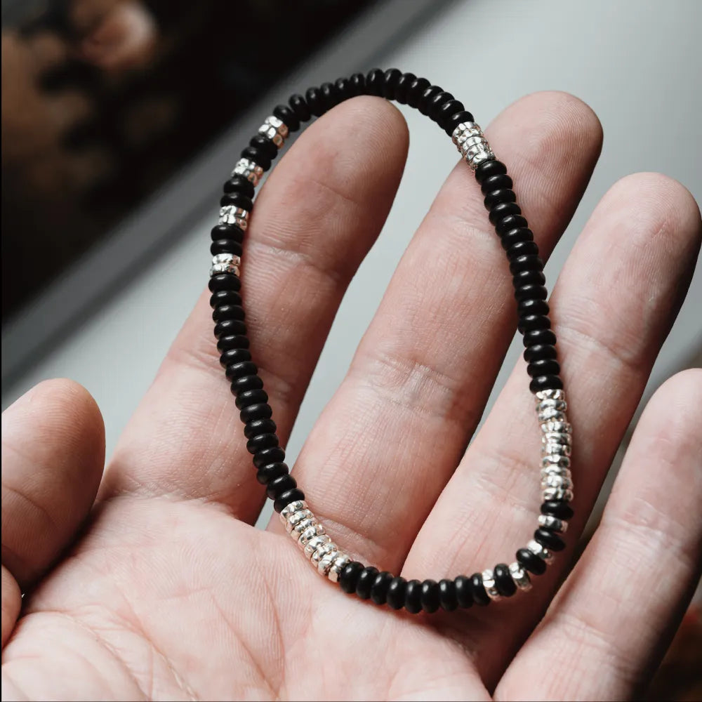 Black Stone Wealth Bracelet