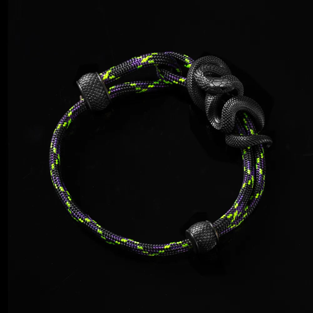 Black Mamba Rope Bracelet