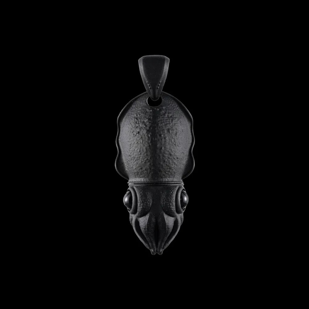 Blackened Cuttlefish Box Opener Pendant