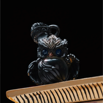 Blackened Griffin Pendant Details 05