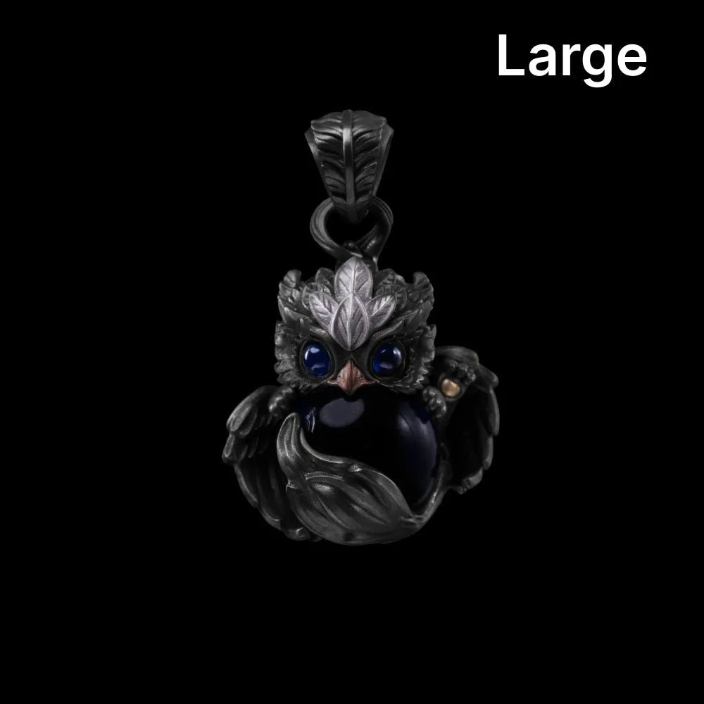 Blackened Griffin Pendant