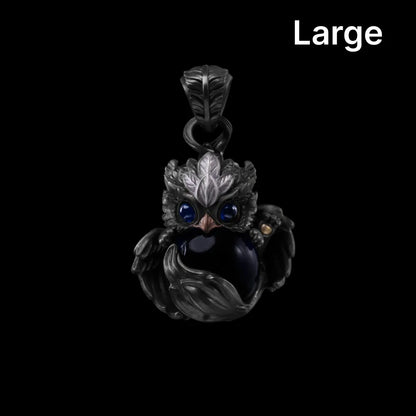 Blackened Griffin Pendant