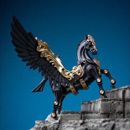 Blackened Heroic Steed Aegis Armor Details 05