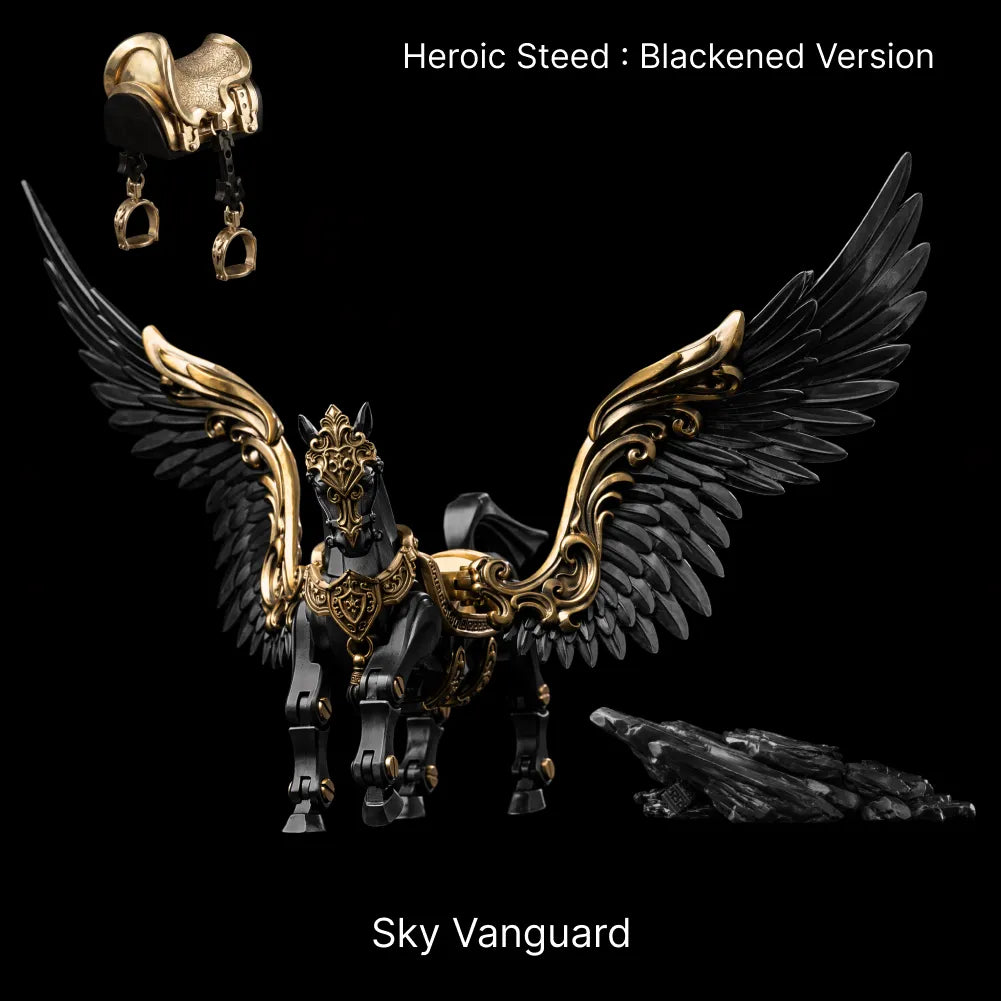 Blackened Heroic Steed Aegis Armor Sky Vanguard