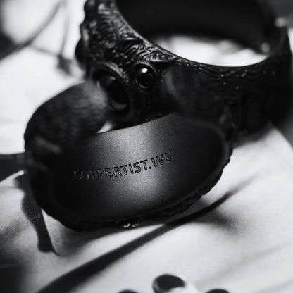 Blackened Jumping spider Ring Details 07