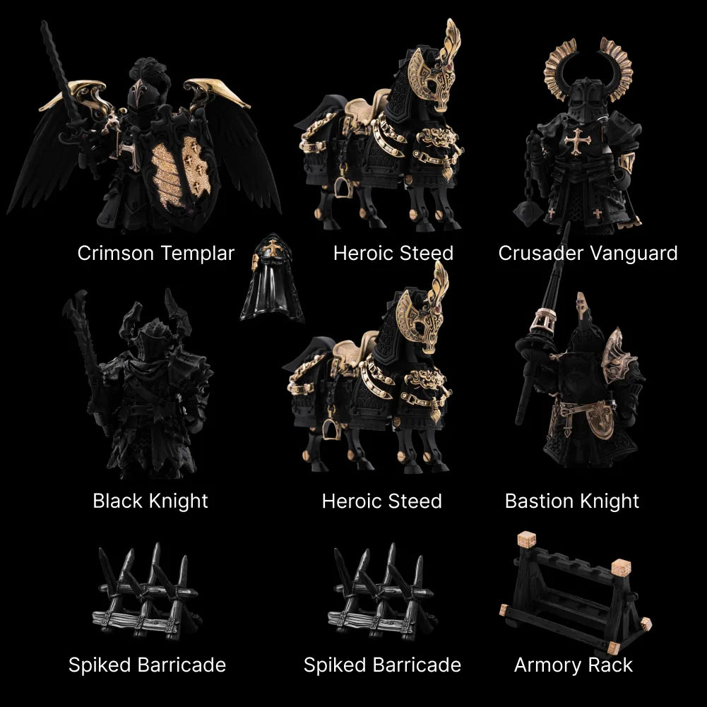 Blackened Magnetic Soldier Collection